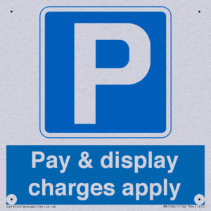 Pay & display charges apply